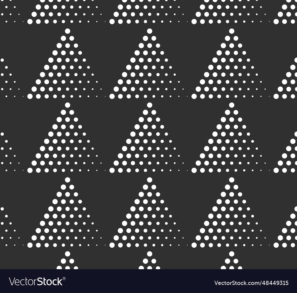 Abstract halftone seamless pattern