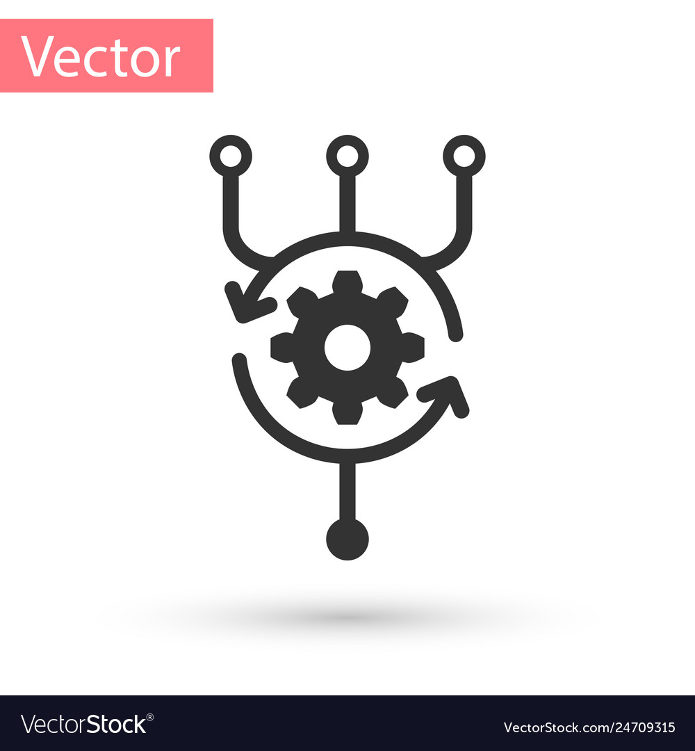 AI Algorithm Icon - Modern Technology