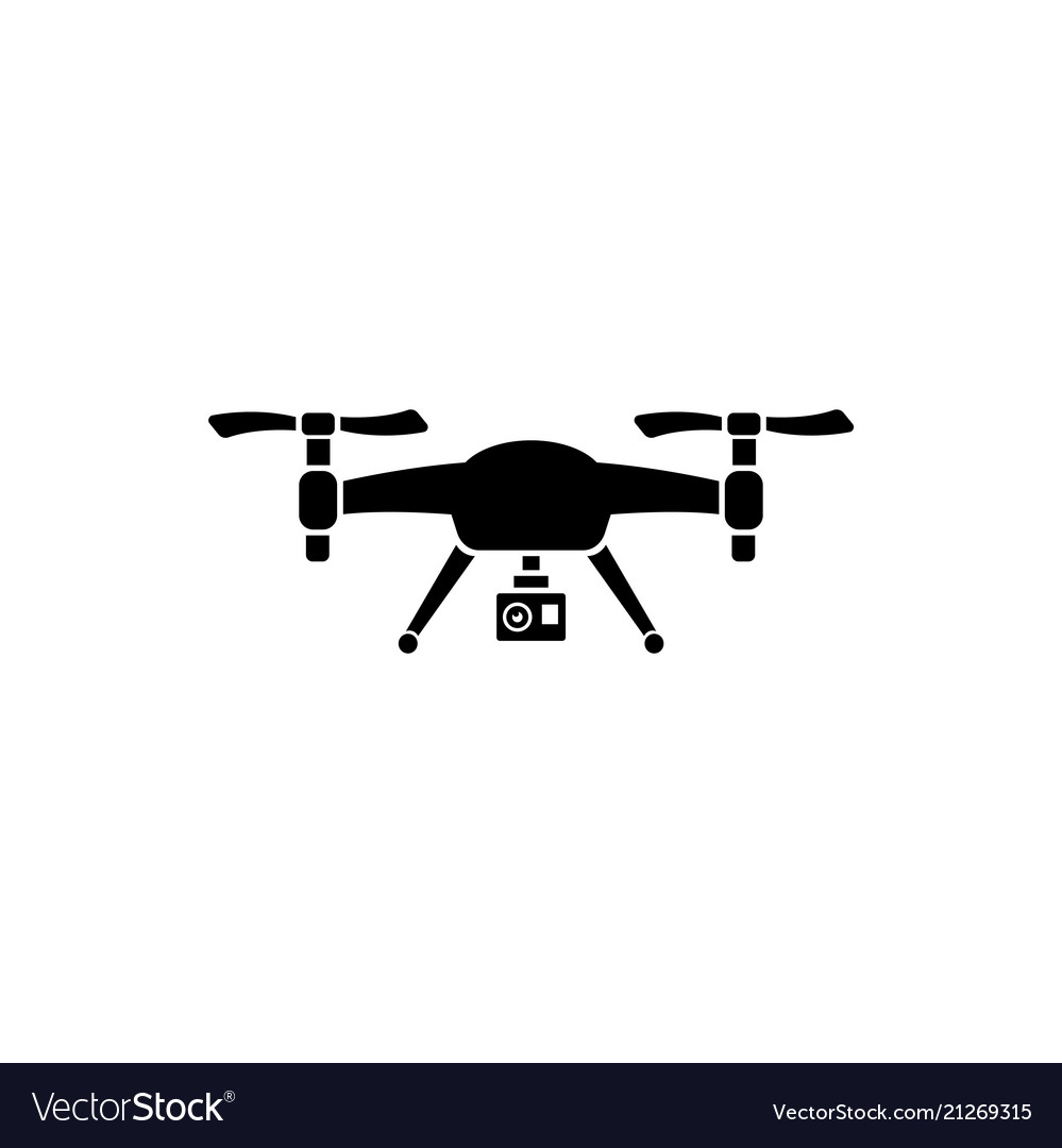 Drone with Action Camera Icon