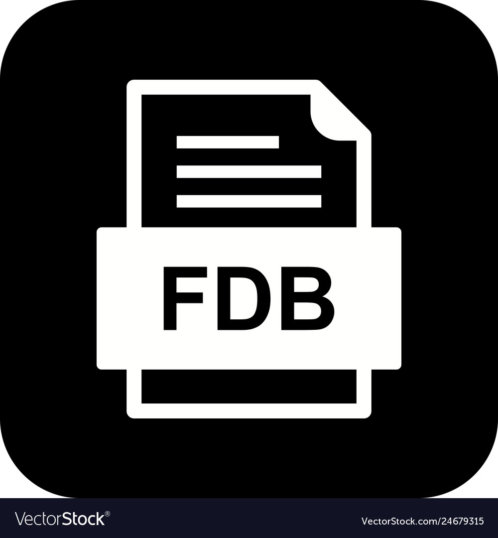 Fdb file document icon