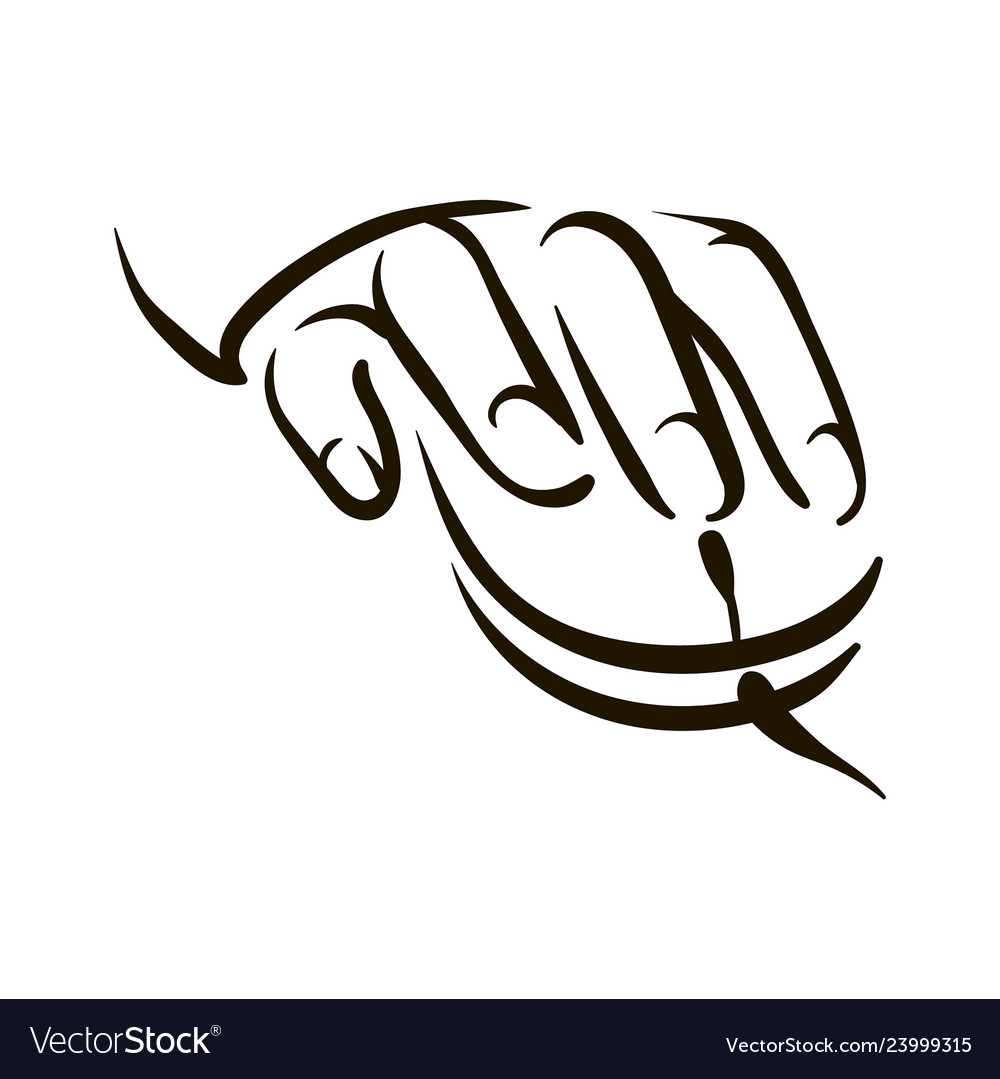 Hand drawn with computer mouse sketch
