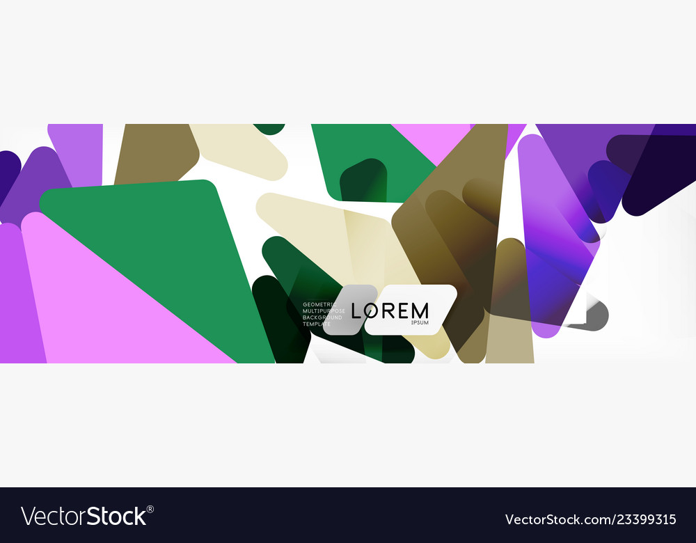 Mosaic triangular low poly style abstract vector image Mosaic triangular low poly style abstract