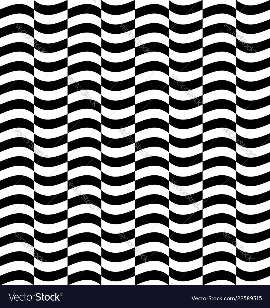 Repeatable distorted pattern with rectangles