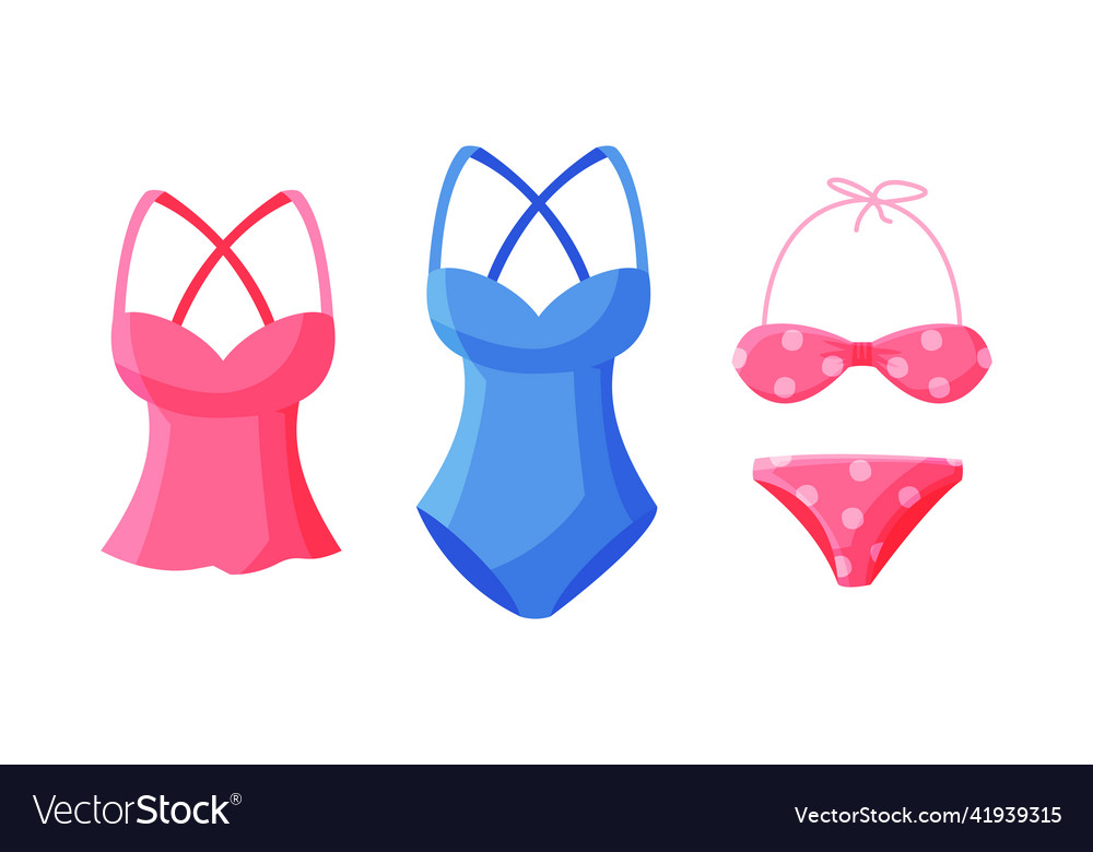 Swimwear Set Tanktop und Badeanzüge Sommer