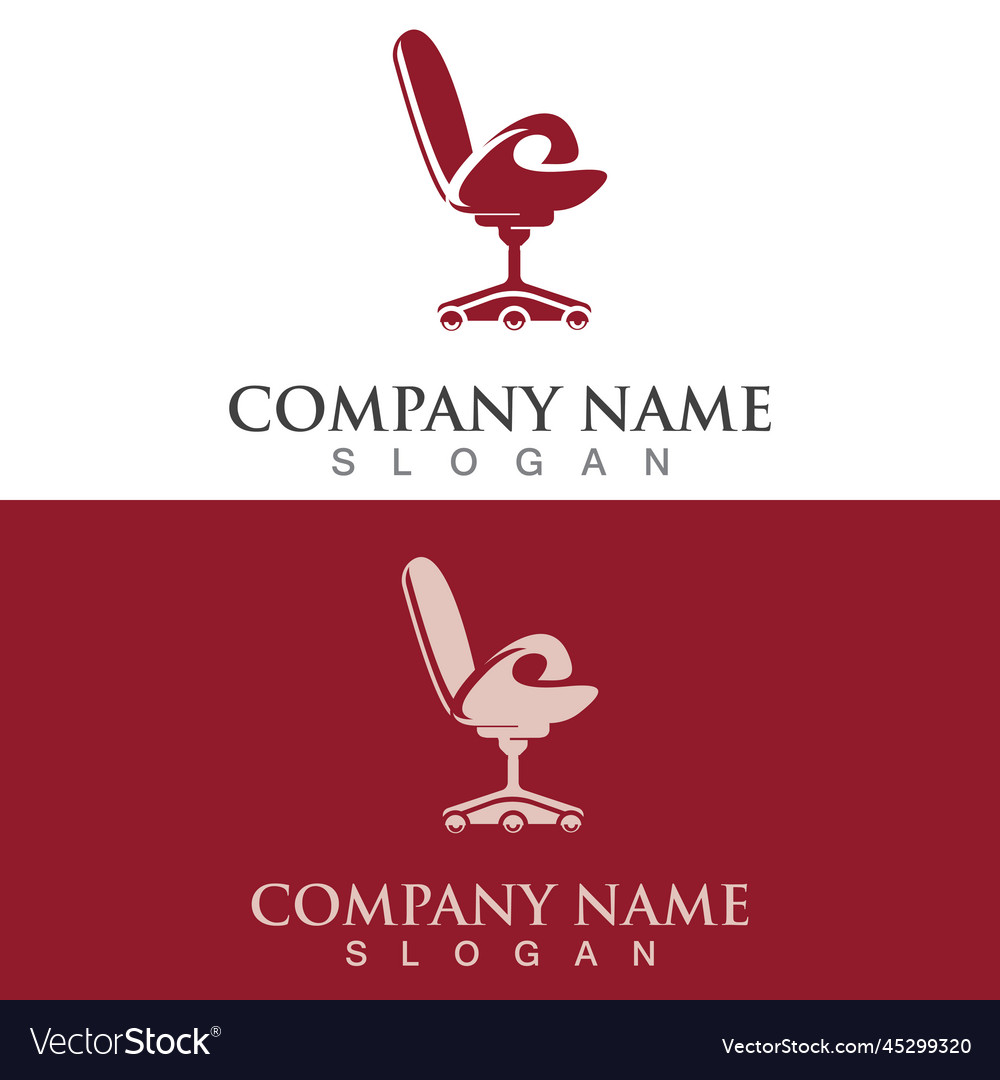 Chair furniture logo image creative design modern