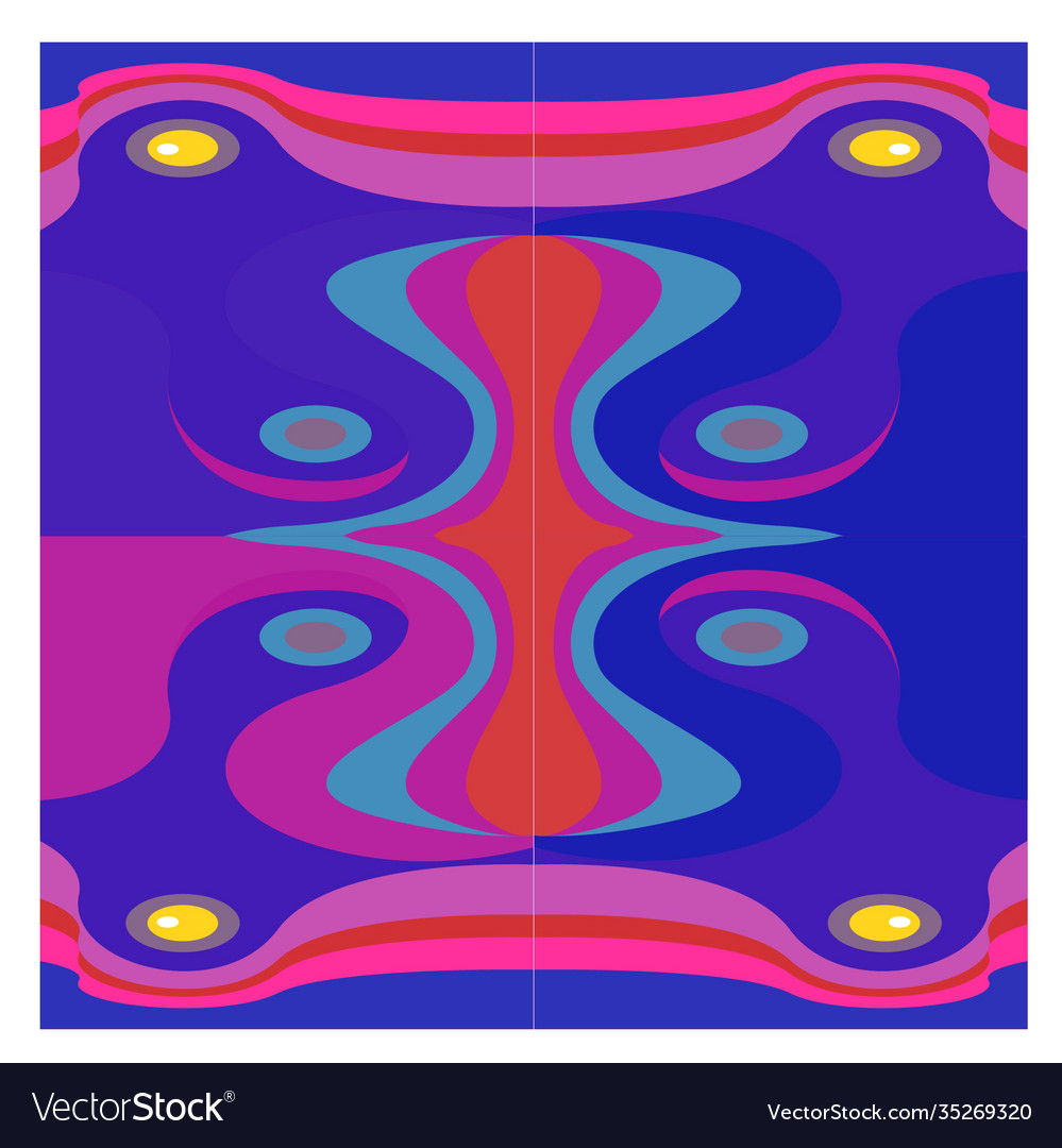 Colorful geometric and curve background pattern Vector Image Colorful geometric and curve background pattern