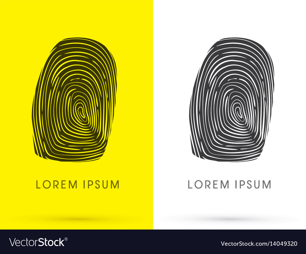 Fingerprint Icon - Abstract Mark