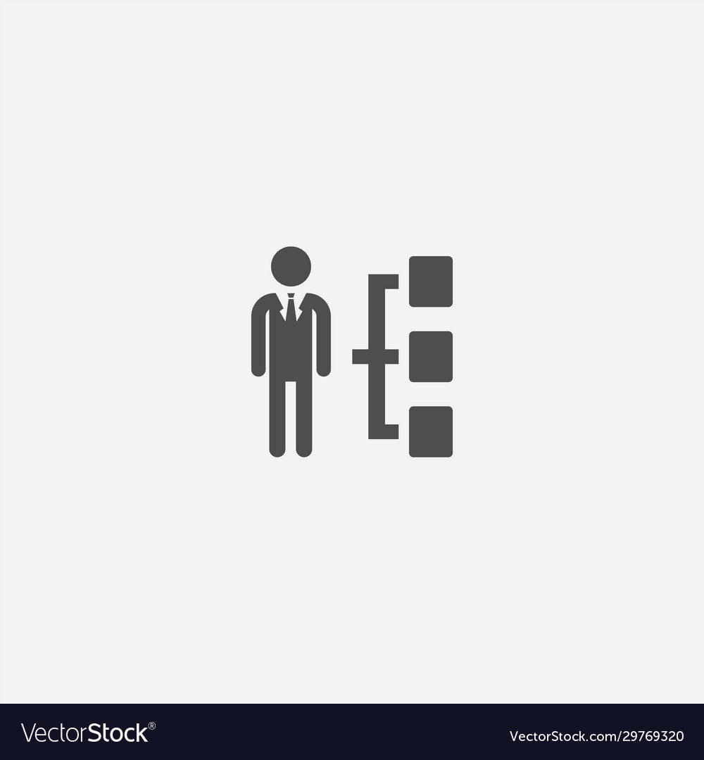 Man structure icon