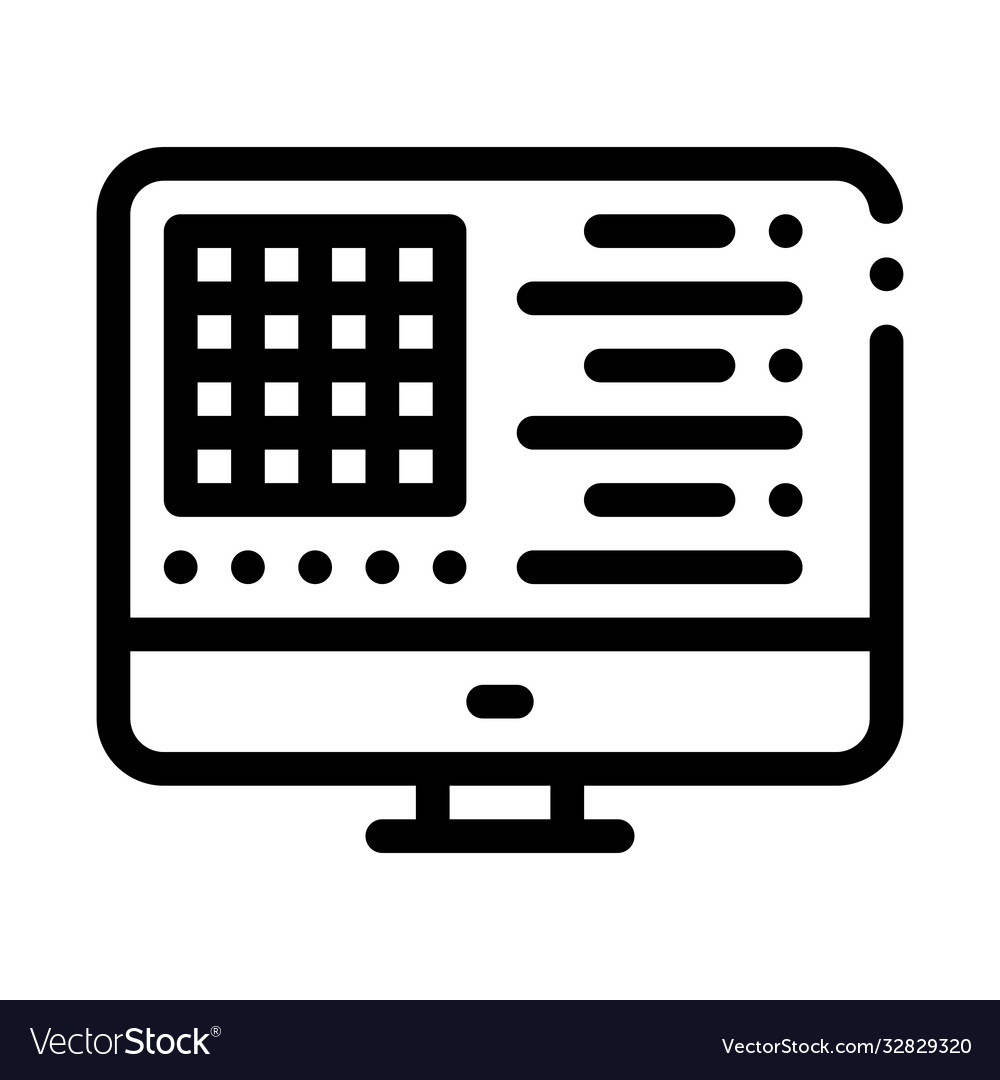 Manufacturing computer automation control icon