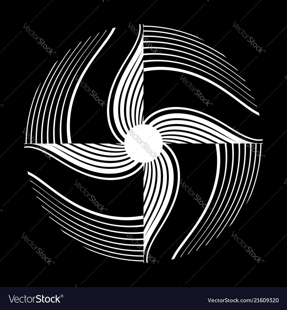Rotation design element Vector Image Rotation design element