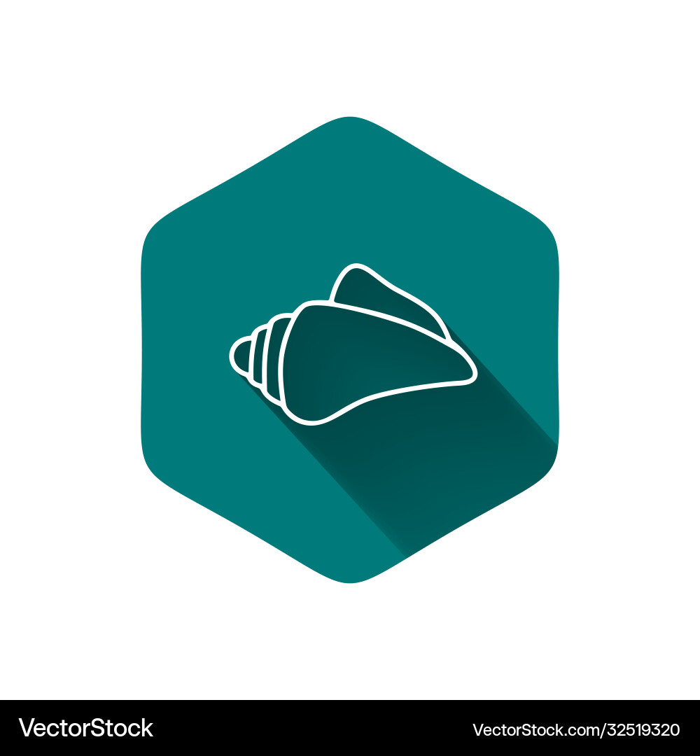 Scallop seashell Royalty Free Vector Image - VectorStock