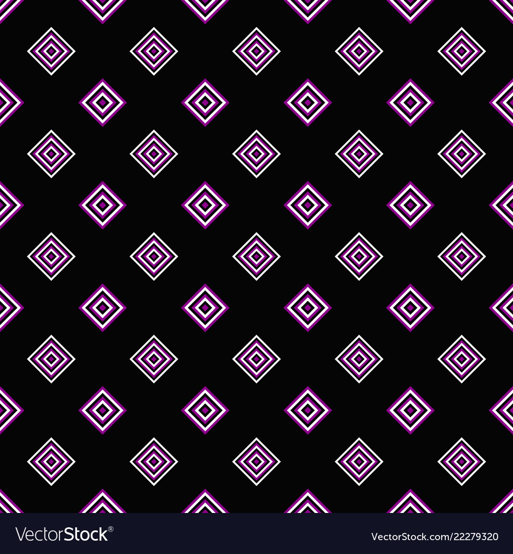 Seamless geometrical square pattern background vector image Seamless geometrical square pattern background