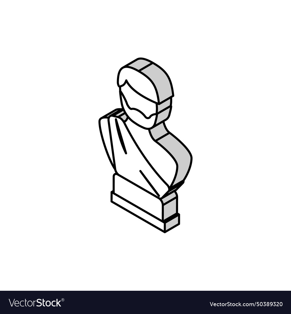 Statue Ancient Rome Isometric Icon Royalty Free Vector Image Statue Ancient Rome Isometric Icon Royalty Free Vector Image