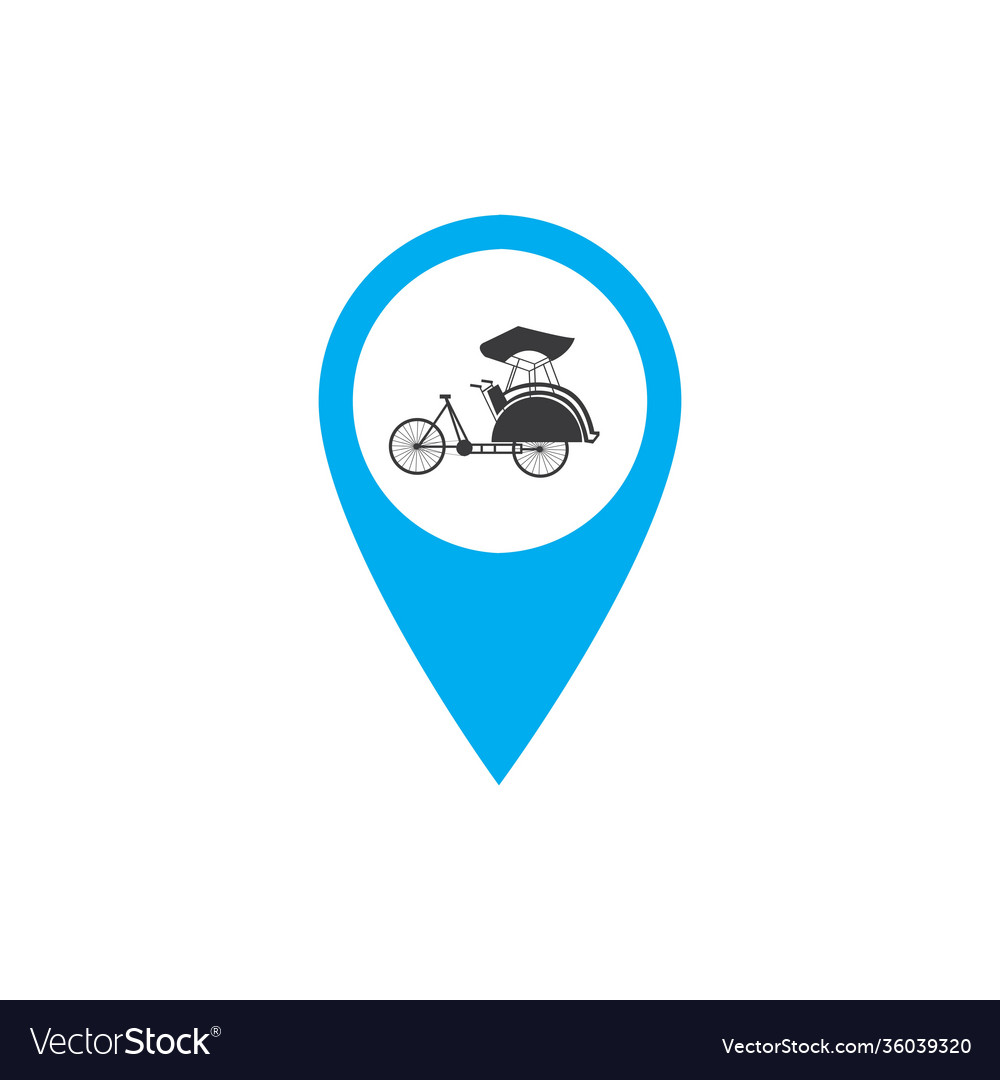 Transport buttons set with map