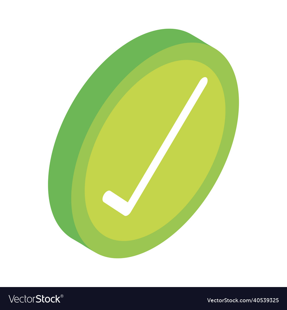 Check mark button