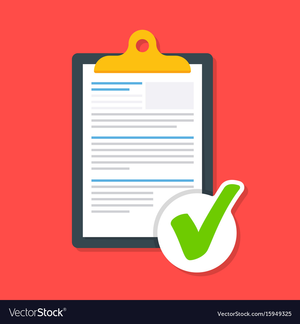 Clipboard with Checkmark