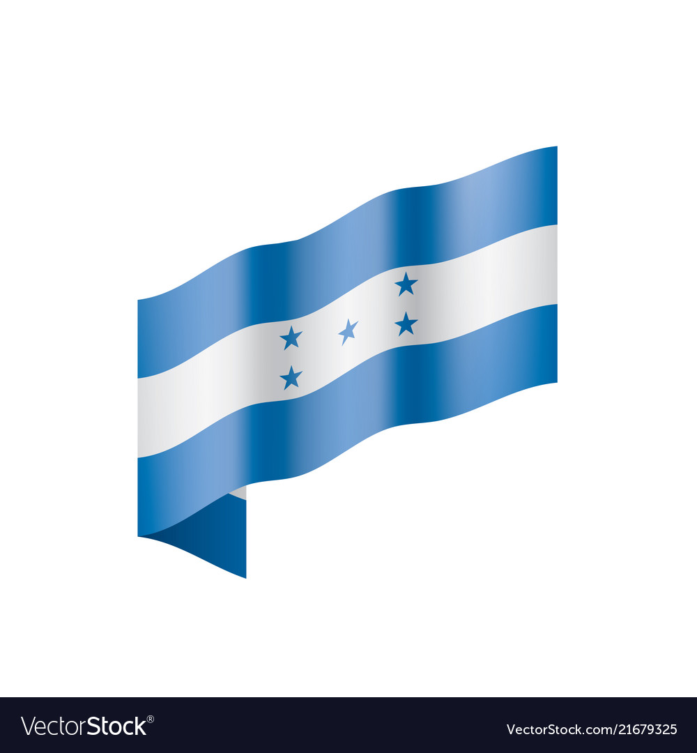 Honduras flag Royalty Free Vector Image - VectorStock