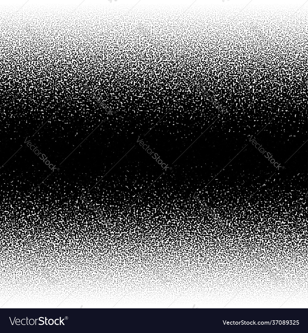 Linear pointillist halftone screentone random vector image Linear pointillist halftone screentone random