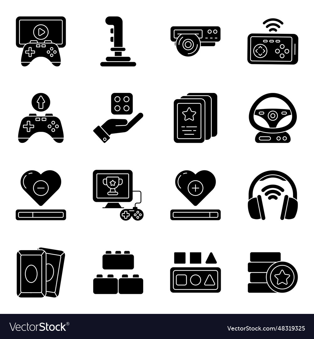 Video game icon Royalty Free Vector Image - VectorStock