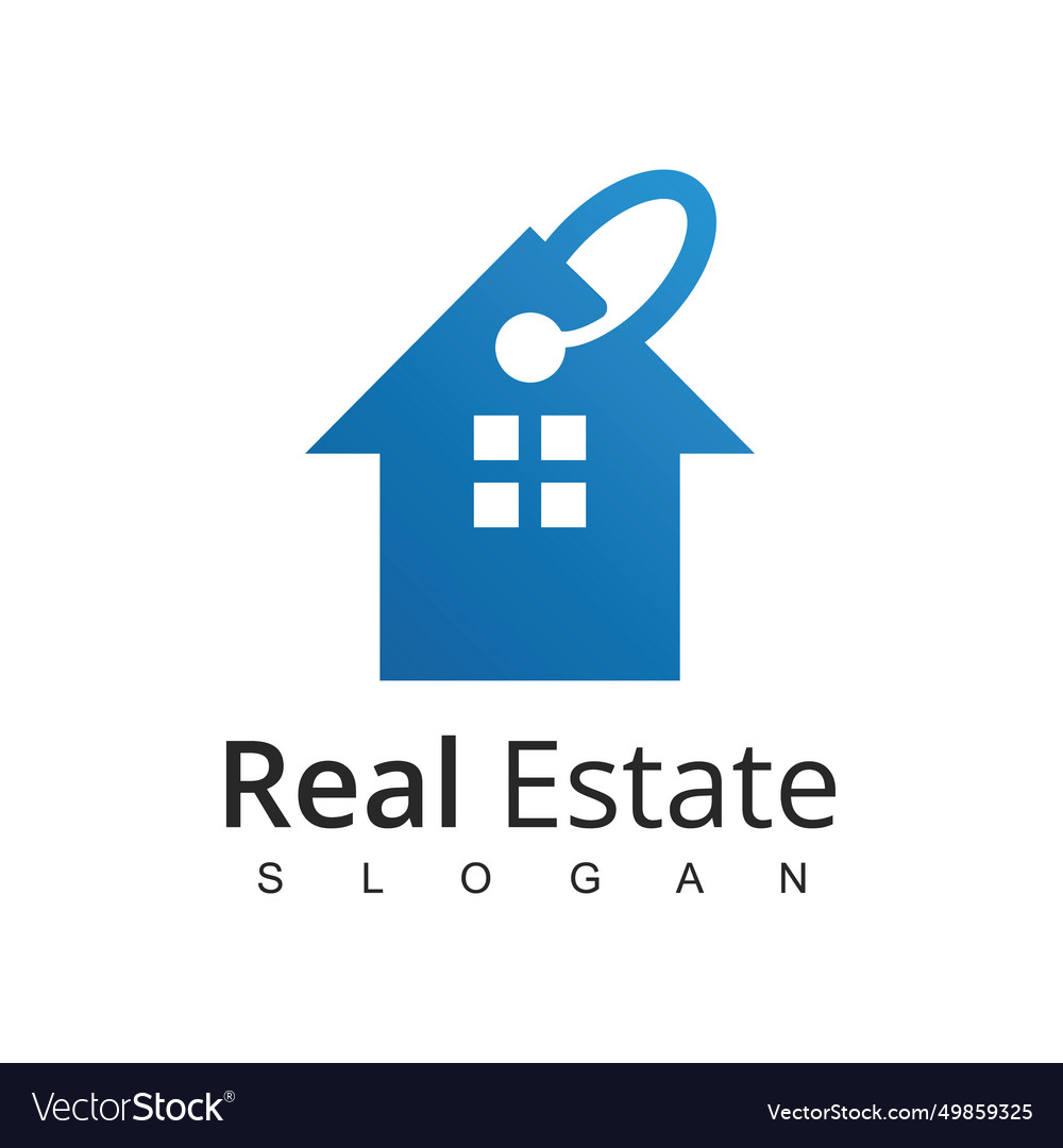 Real estate logo home sale agency deal