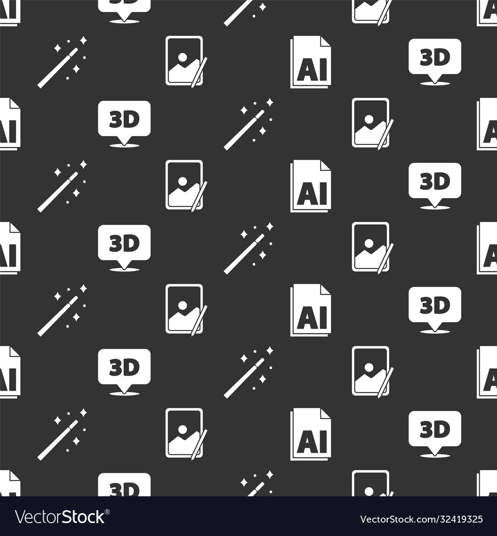 Set ai file document speech bubble with text 3d vector image Set ai file document speech bubble with text 3d