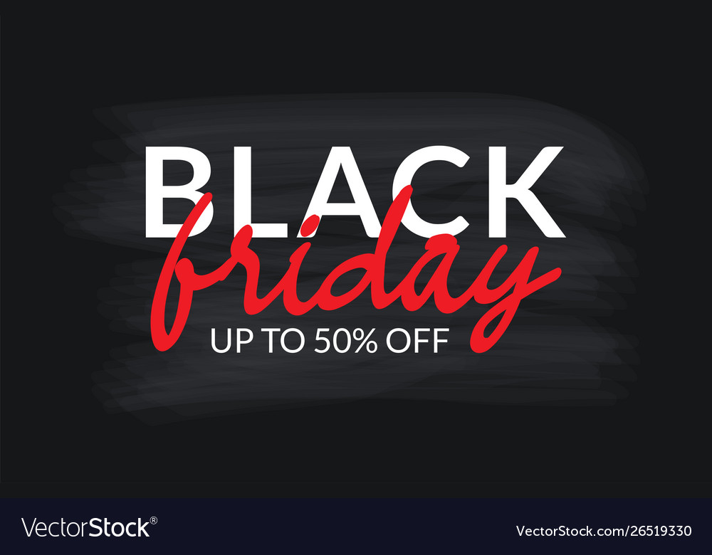 Black friday sale banner layout design