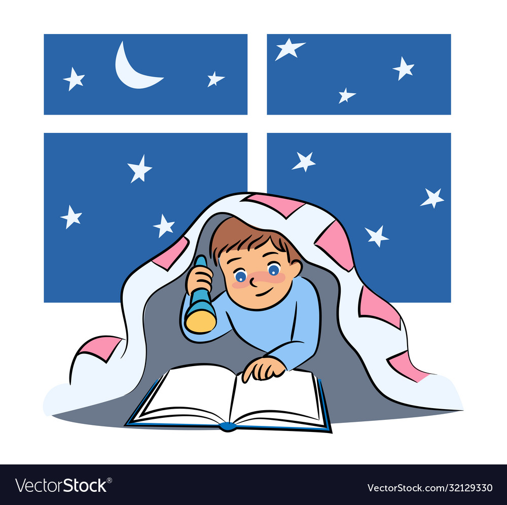 Reading under Blanket