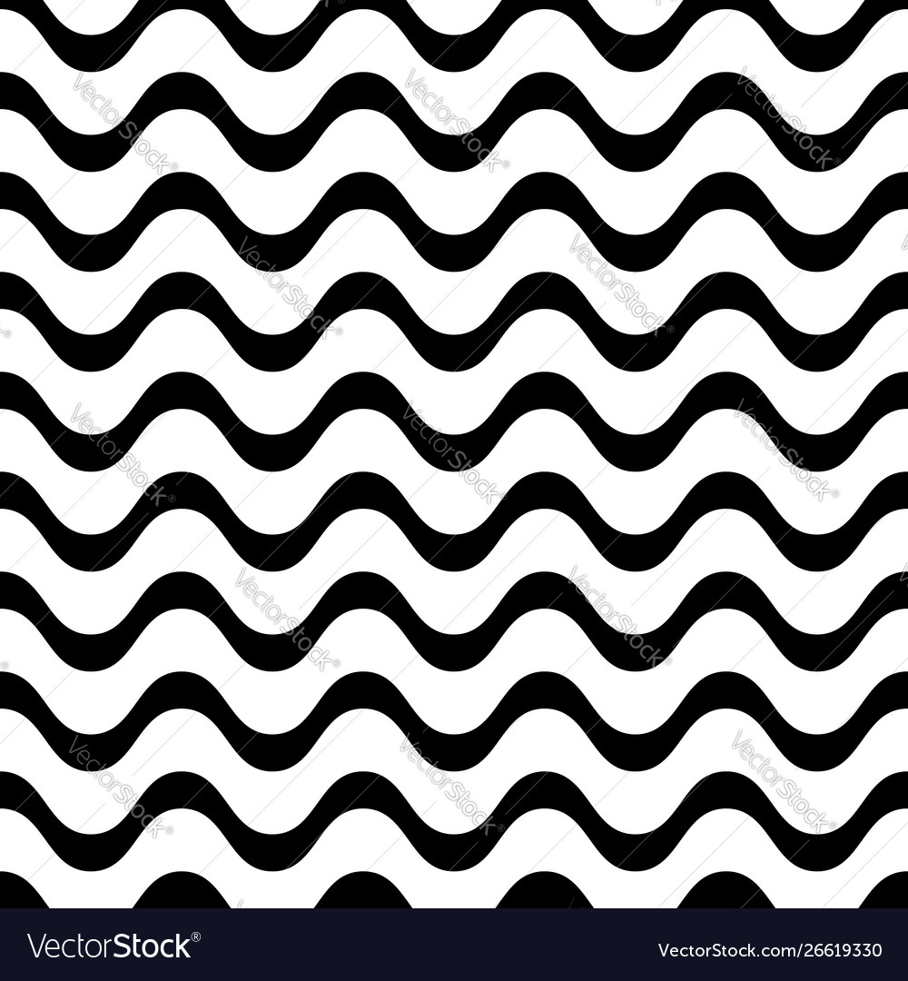 Copacabana waves pattern Royalty Free Vector Image