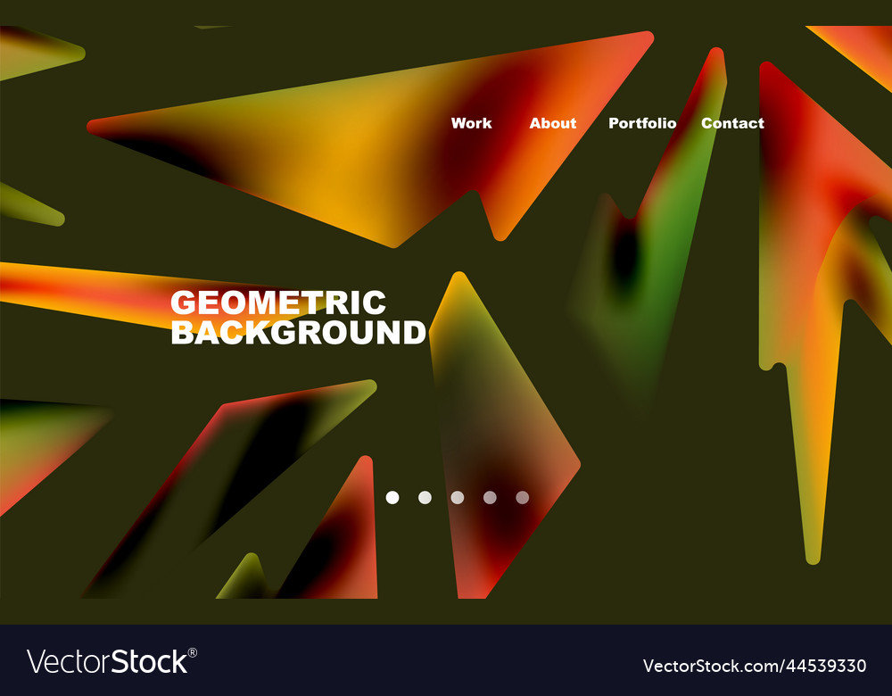 Shards shape composition abstract background web vector image Shards shape composition abstract background web
