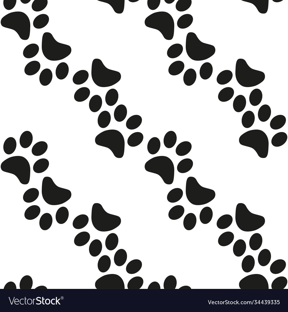 Cartoon paw for wallpaper design modern Royalty Free Vector