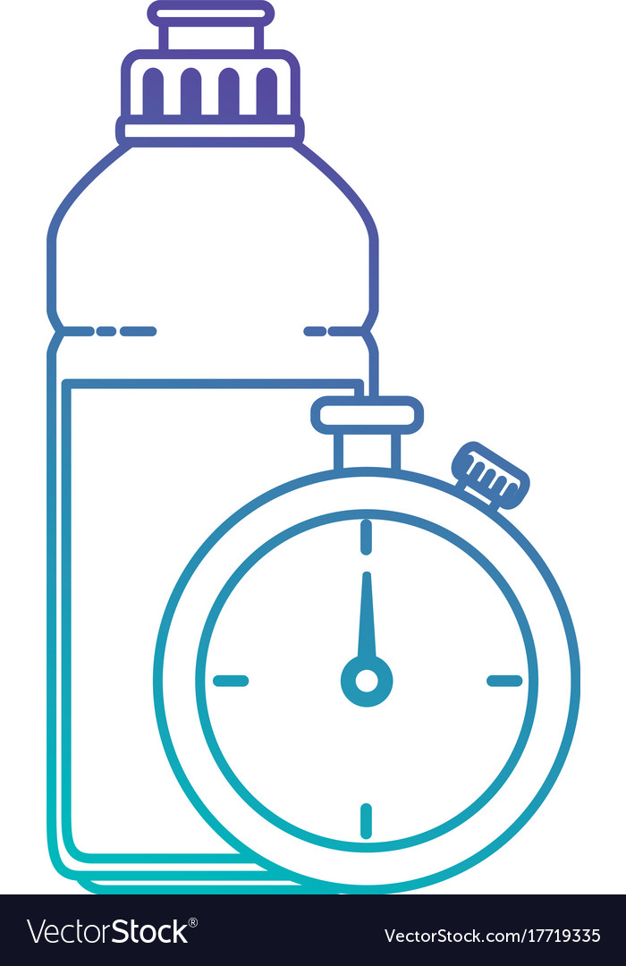 Chronometer timer with bottle