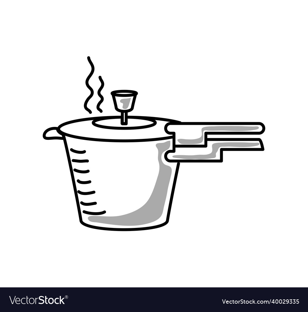 Pressure cooker icon Royalty Free Vector Image