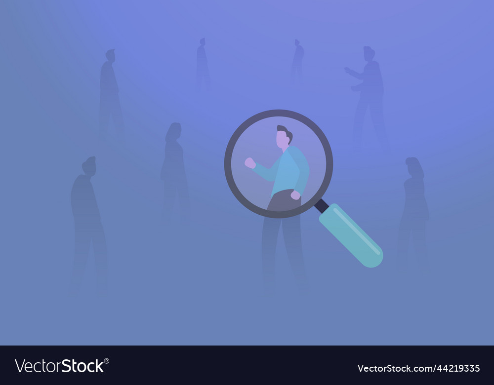 Surveillance cameras with facial identification vector image Surveillance cameras with facial identification