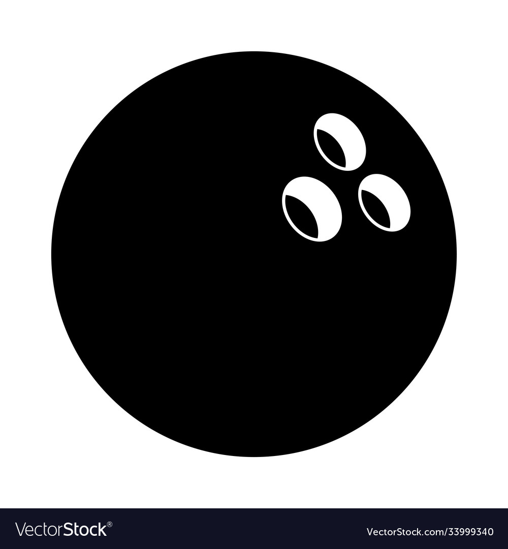 Bowling Ball Silhouette