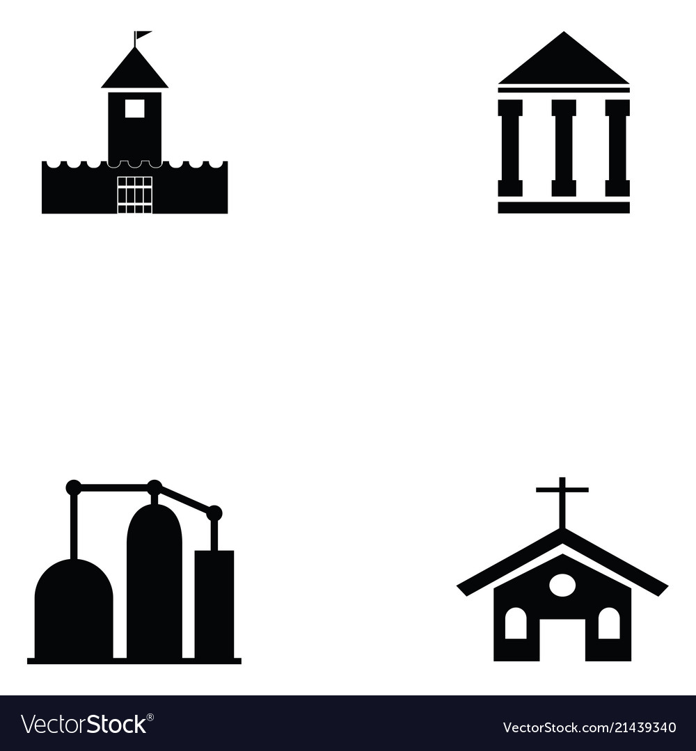 Building icon set