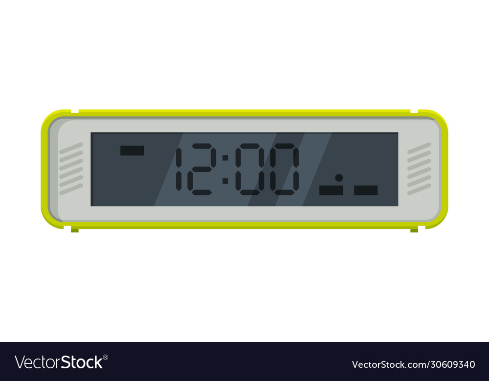 Digital table alarm clock modern electronic time