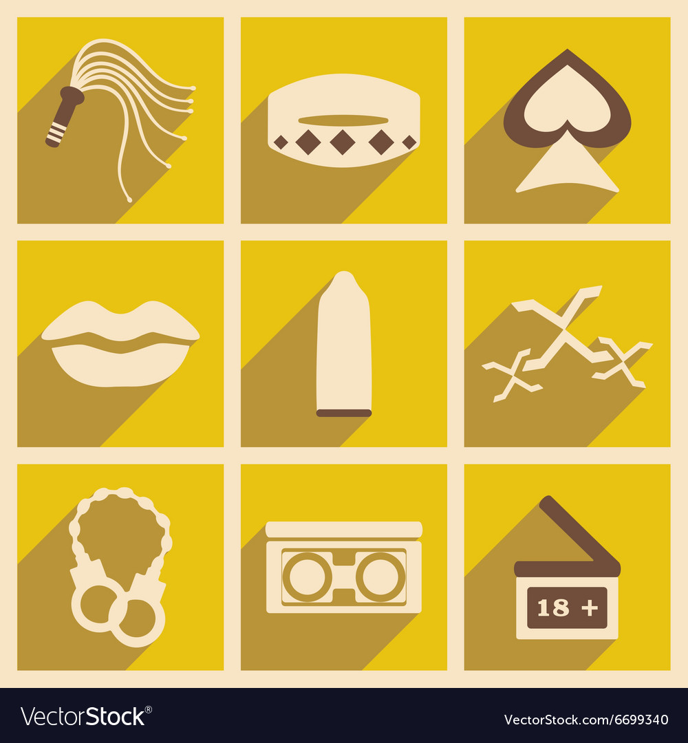 Flat with shadow concept and mobile application