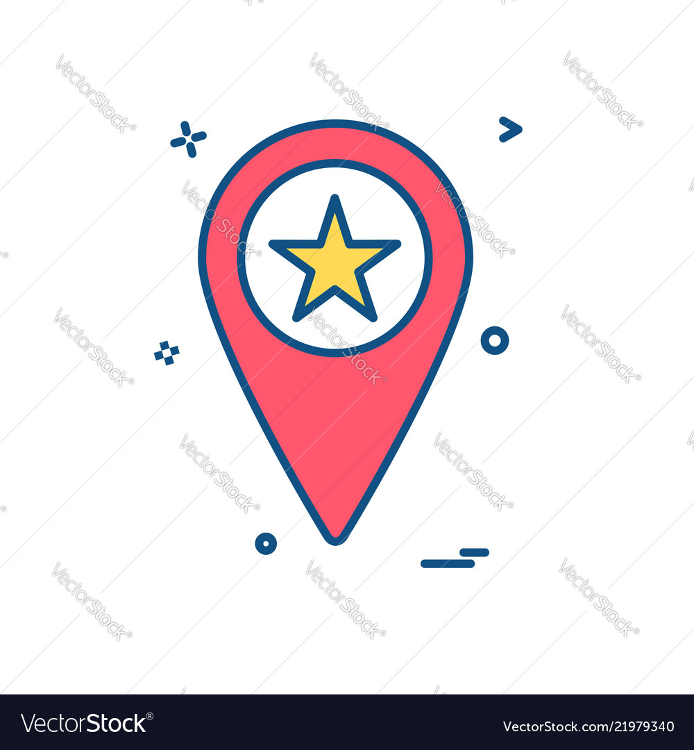 Navigation icon design vector image Navigation icon design