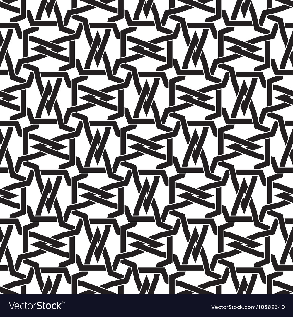Seamless pattern of intersecting polygons