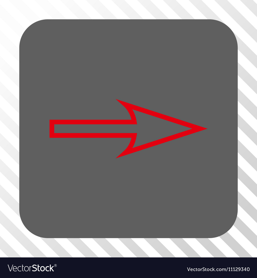 Sharp arrow right rounded square button
