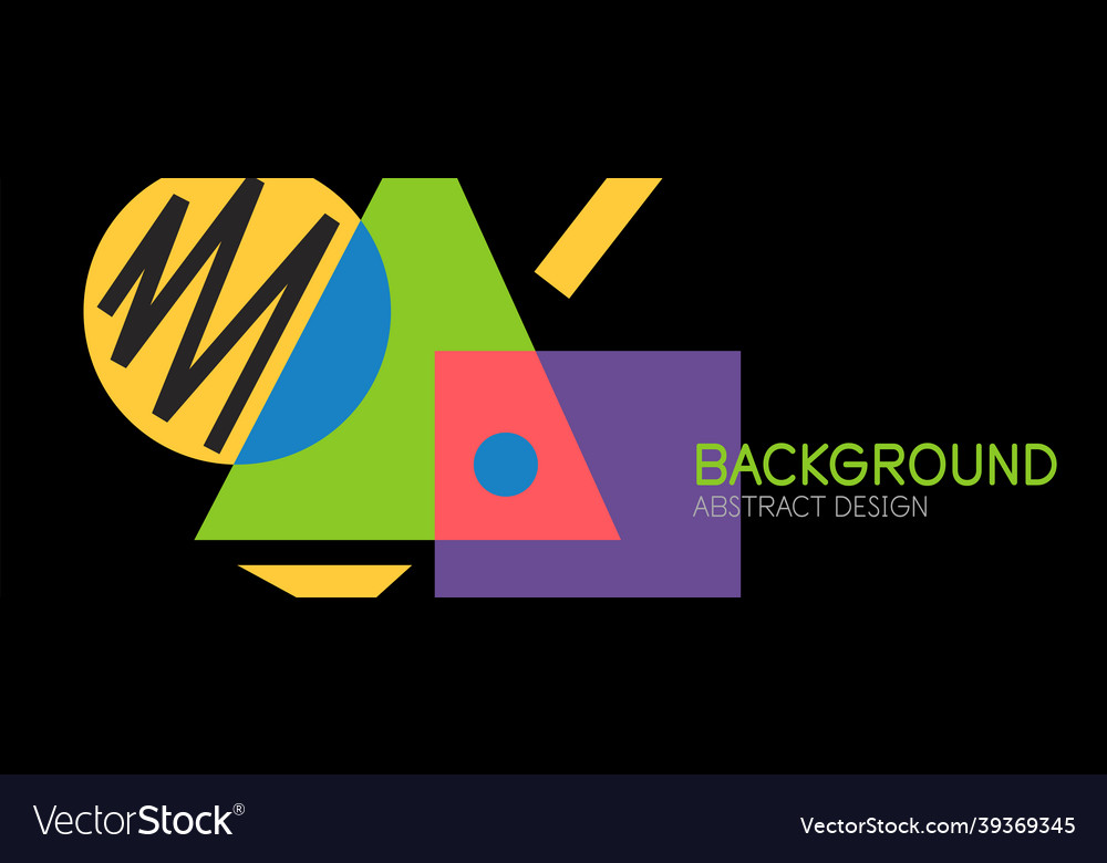 Abstract background with blocks lines geometric