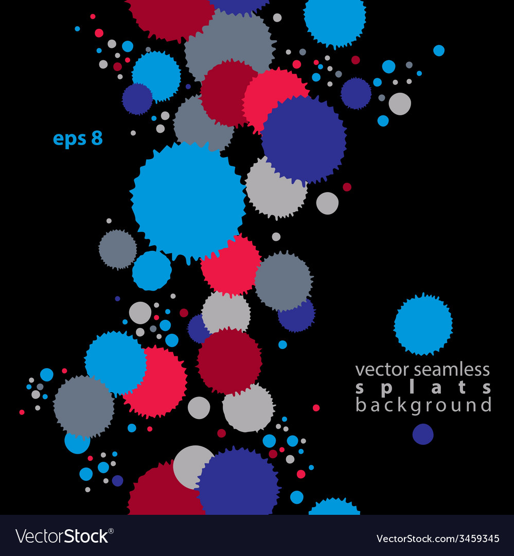 Bright contrast splattered web design repeat