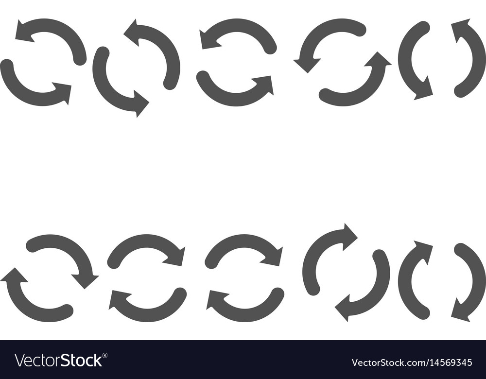 Circular Arrows - Repeating Pattern