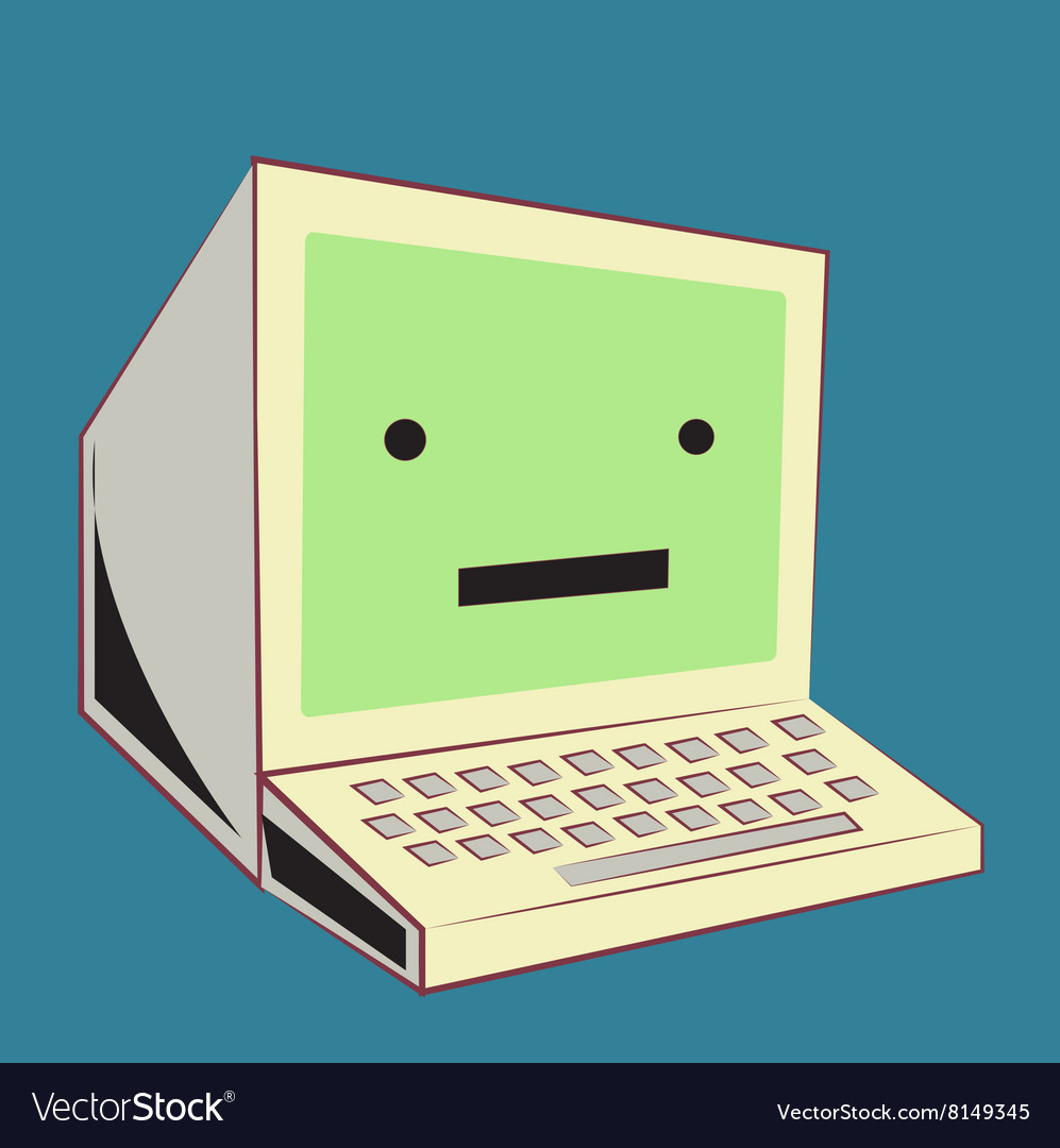 Computer Royalty Free Vector Image - VectorStock