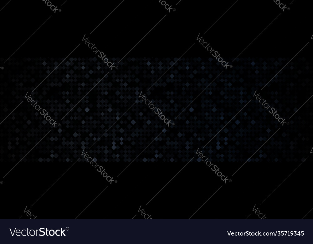 Dark black background abstract geometric pattern vector image Dark black background abstract geometric pattern