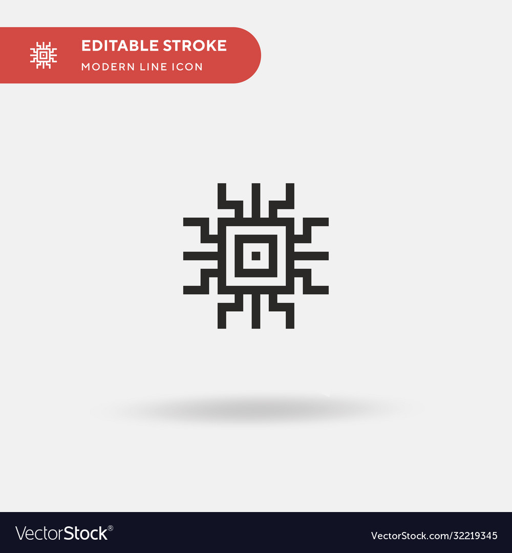 Hardware simple icon symbol