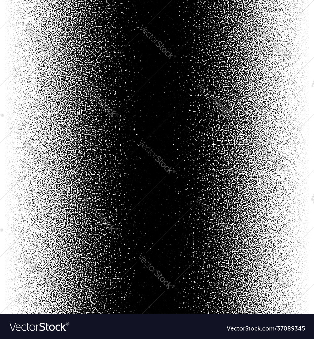 Linear pointillist halftone screentone random vector image Linear pointillist halftone screentone random