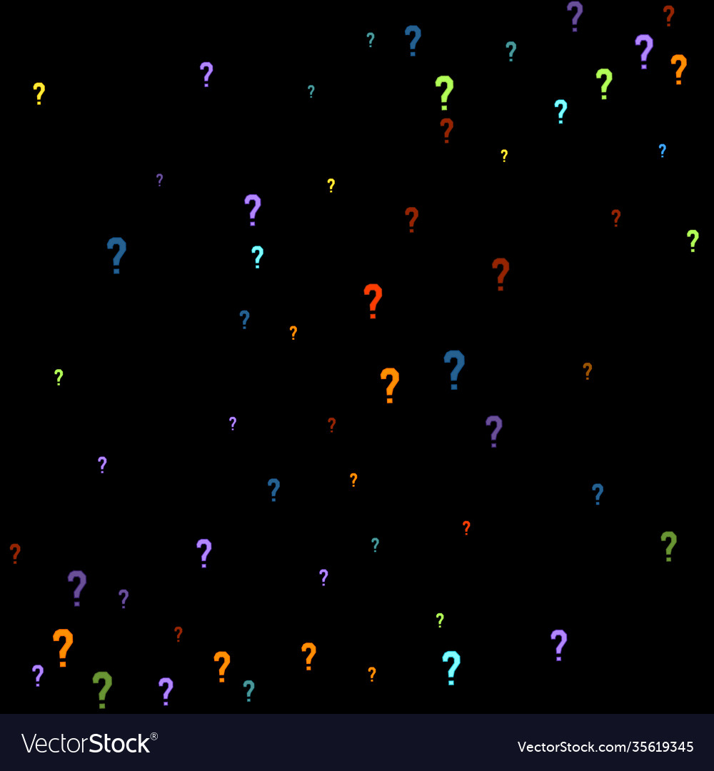 Question marks quiz doubt poll query public vector image Question marks quiz doubt poll query public