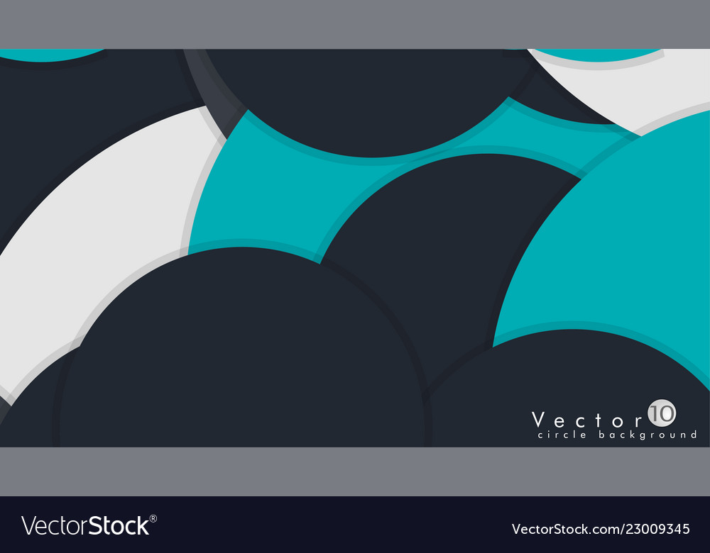 Simple and colorful circles background design