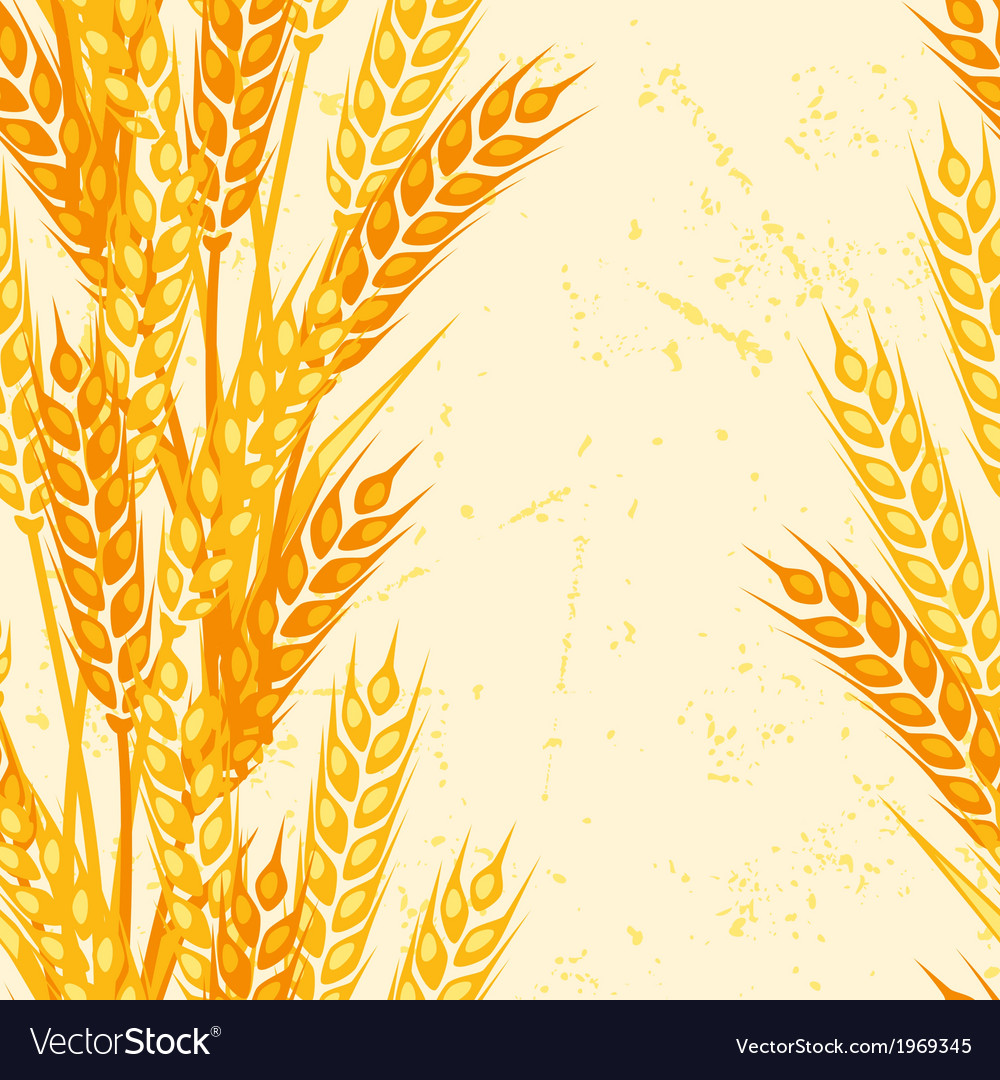 Wheat Field Seamless Pattern